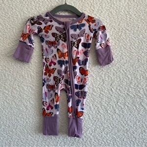 Little Sleepies Limited Edition Butterfly Kisses‎ Bamboo One Piece Size Preemie